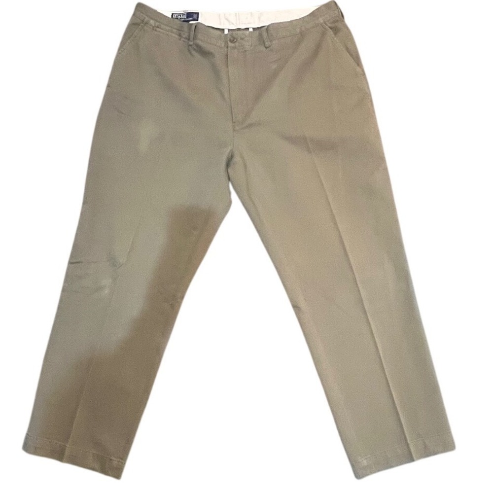 Vintage Polo Ralph Lauren Prospect Pant Khaki Tan Cotton Chino Trousers 40x30